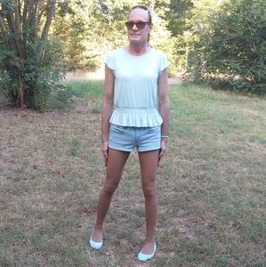 Flutter Sleeve Blouse size Medium